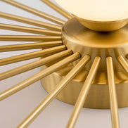 Aurimera loftlampe i messing og glas