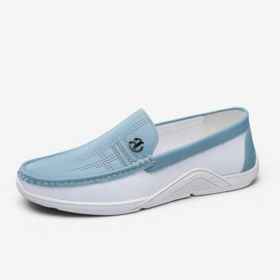 Herremokkasiner med slip-on design og rund tå – Corvian