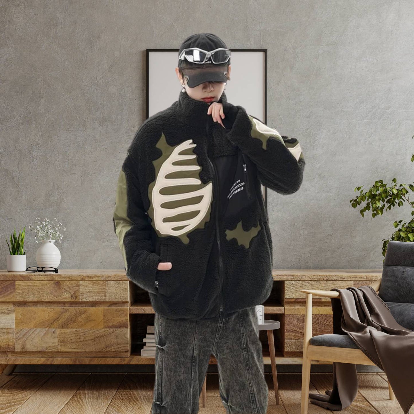 SkullFlex Fleece Jacket – Unisex