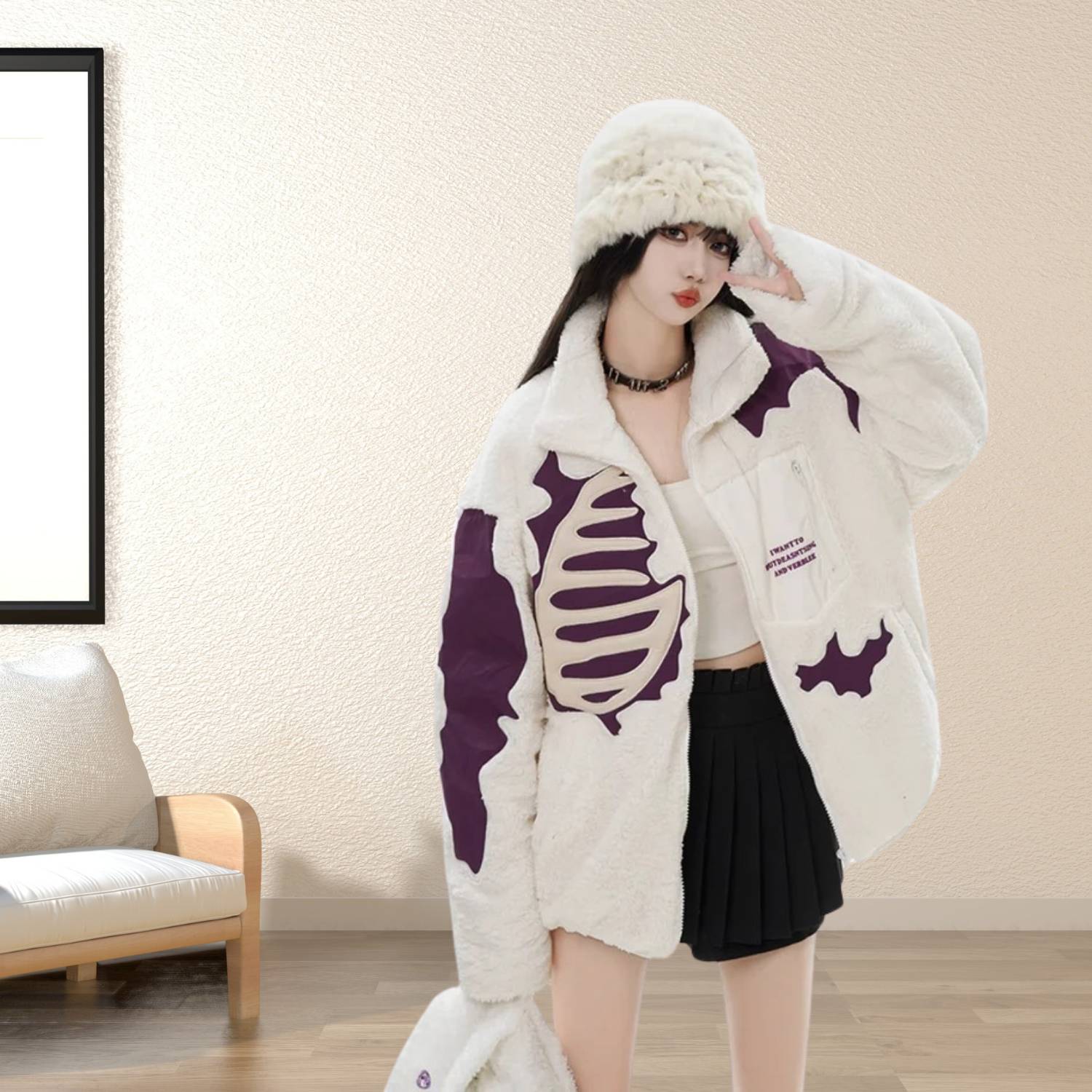 SkullFlex Fleece Jacket – Unisex