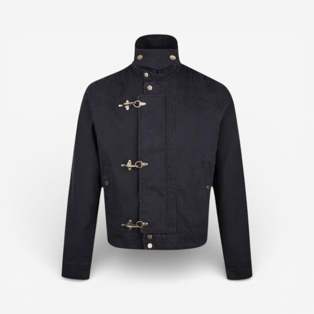 Arvion jakke med spænde og ståkrave