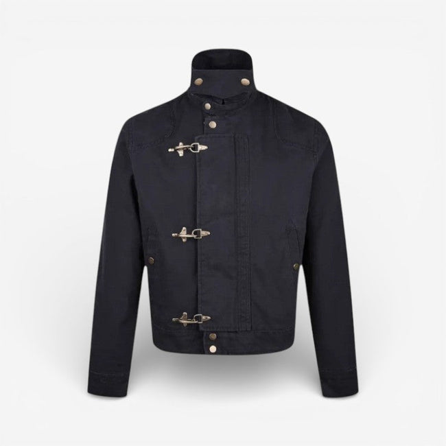 Arvion jakke med spænde og ståkrave