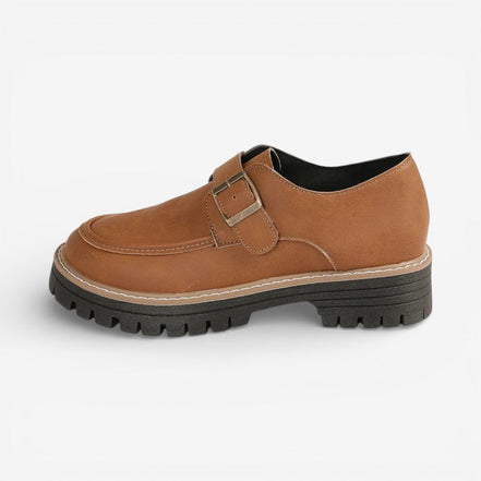 Morvane buckle boots med rund tå