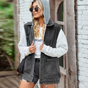 Maren denim vest – afslappet bomuldsmodel med lommer