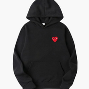 HeartBeat Hoodie – Unisex med hjertedetalje
