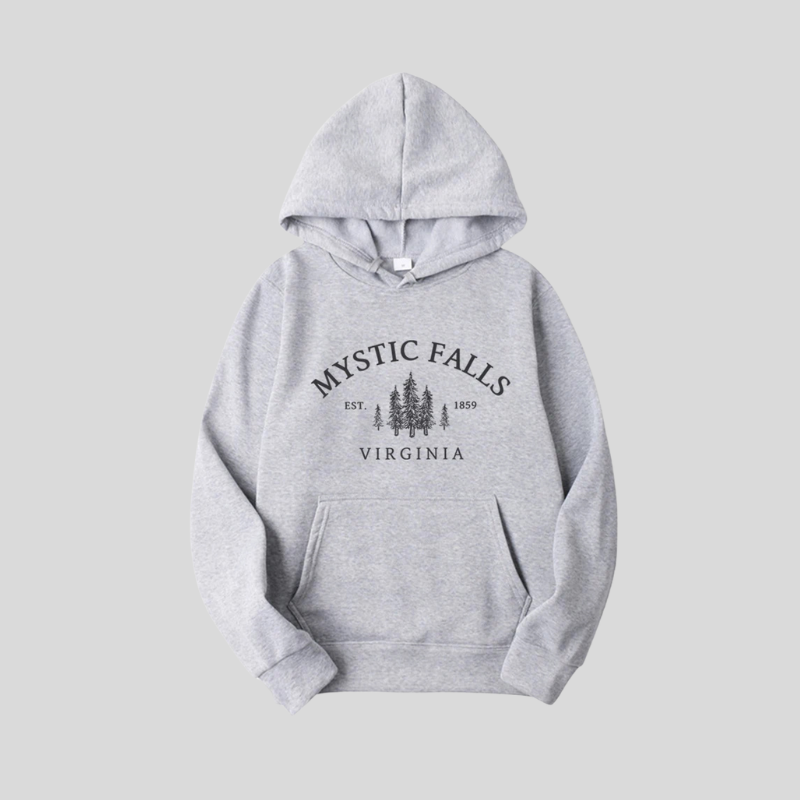 Heritage Oversized Hoodie med Vintage Print