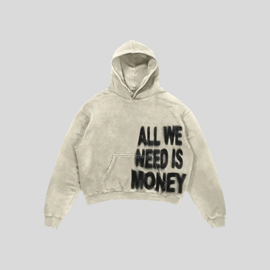 Statement Crop Hoodie – Unisex med Citater