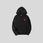 HeartBeat Hoodie – Unisex med hjertedetalje
