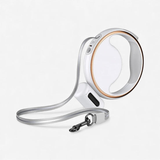 Lunavo Udtrækkelig hundesnor med LED-lys