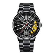 watches : Elegant Racecar Watch™ | Waar tijd wordt gewaardeerd in Geel Stijl 1 van Pantino