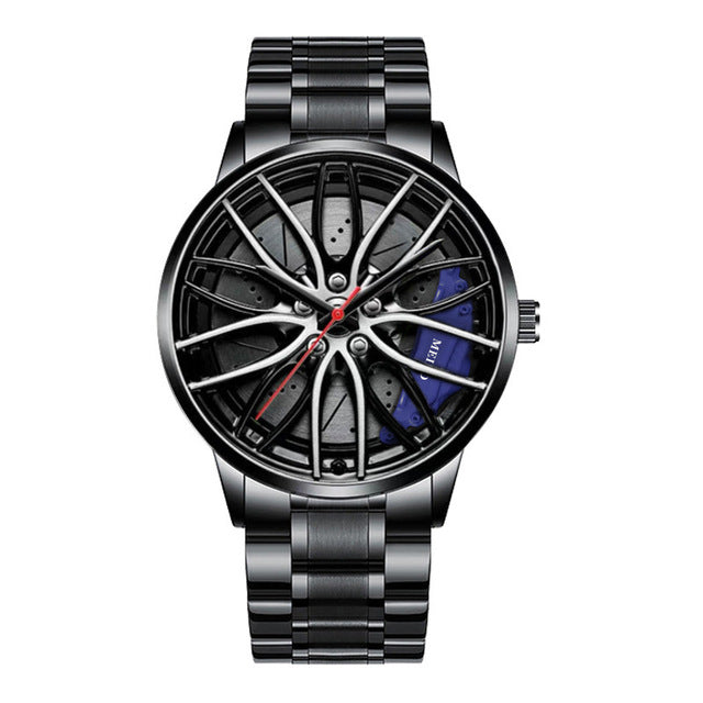 watches : Elegant Racecar Watch™ | Waar tijd wordt gewaardeerd in Blauw Stijl 1 van Pantino