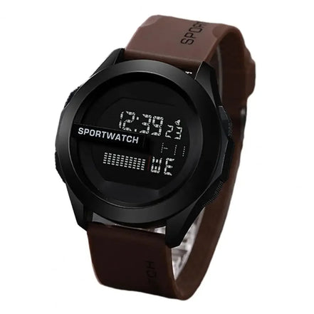 Velcronix Sport LED armbåndsur med digital visning og silikonerem