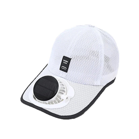 Sluneční klobouk s USB ventilátorem pro venkovní použití – AeroShade