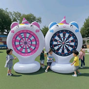 Funivo oppusteligt dartspil – målspil til have, pool og udendørs leg