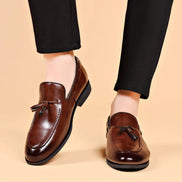 Valmoro Herresko med Rund Tå og Slip-On Design