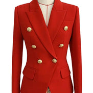 Camille Slimfit Blazer – Klassisk dobbeltradet dameblazer