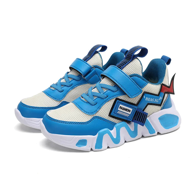 AerixRun børnesneakers – air mesh overdel, EVA sål, sportssko