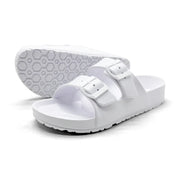 Solmera Unisex Slides med Justerbar Spænde og Flad Sål