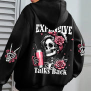 Expensive Talks hættetrøje – unisex sweatshirt med tryk