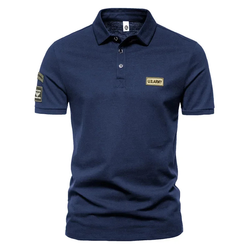 Zenviro Polo herre kortærmet polyester med knaplukning ensfarvet