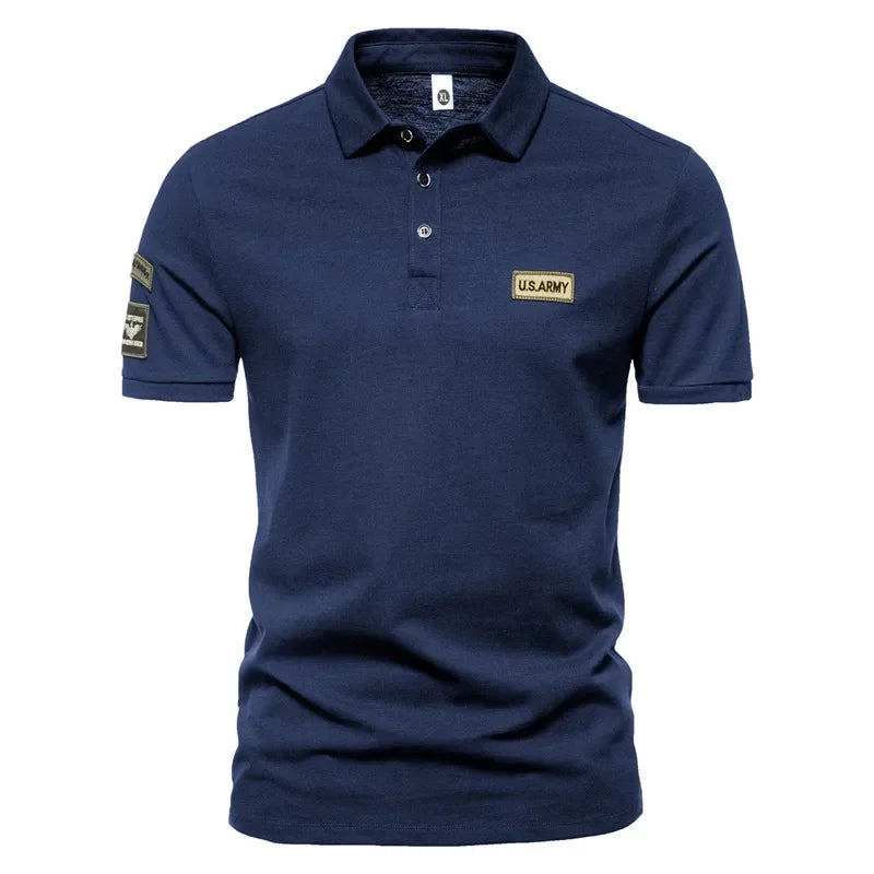 Zenviro Polo herre kortærmet polyester med knaplukning ensfarvet