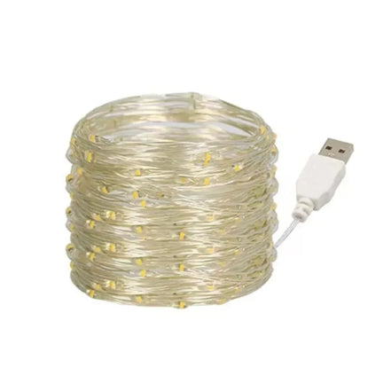 USB LED-lyskæde med fleksibel tråd – Lumivex