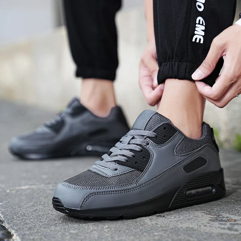 Orvex unisex sneakers i tekstil med snørelukning og profileret gummisål