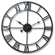 Ravento metal vægur – rund 40 cm med romertal