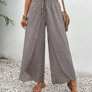 Paisoria dame culotte – vide bukser med paisley mønster og elastisk talje