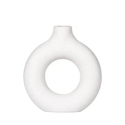Lomira Dekovase med Rund Donutform og Åben Midte