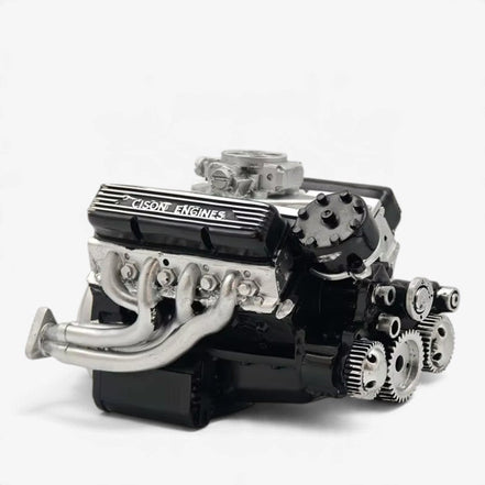 Mini V8 benzinmotor byggesæt med CDI-tænding – Vortexion
