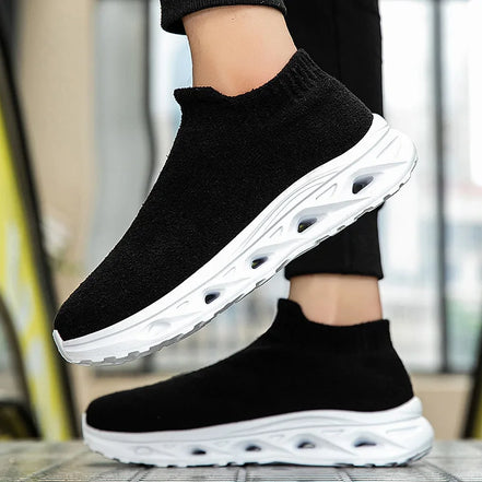 Arvion Unisex Slip-On Sneakers med Mesh Overdel