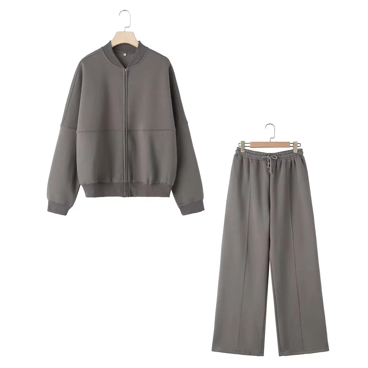 LIV- Elegant 2-delt Velour Sæt til Kvinder