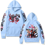 Sorina hættetrøje – unisex sweatshirt med grafisk motiv