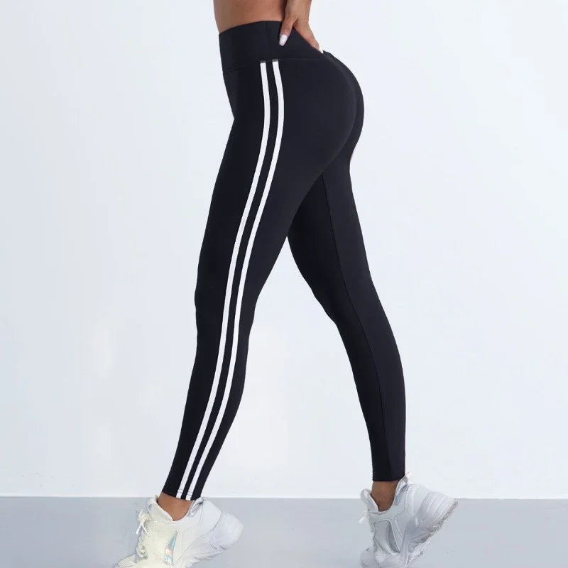 Almara Sømløse Leggings – Høj Talje med Struktureret Design