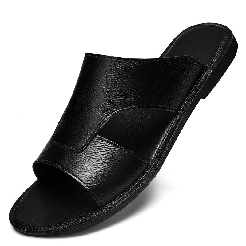 Solviro sandaler herre sommer flad sål slip-on design