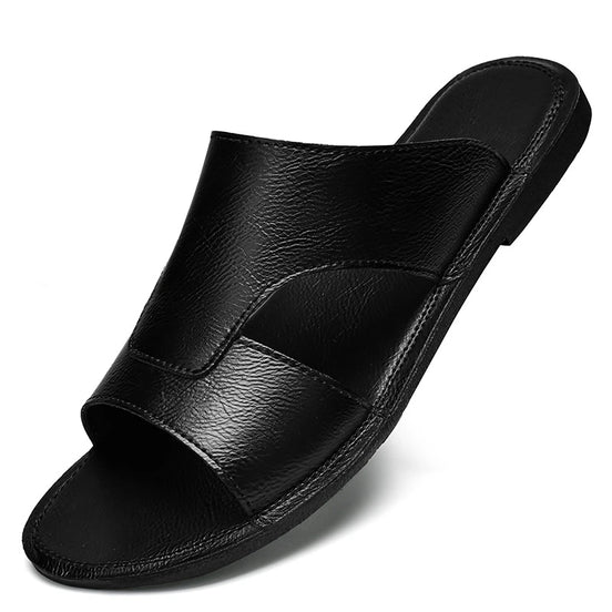 Solviro sandaler herre sommer flad sål slip-on design
