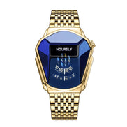Ravion Steel Quartz Watch – Vandafvisende herreur med rustfri stålkæde
