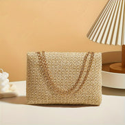 Klassisk skuldertaske i satchel-design