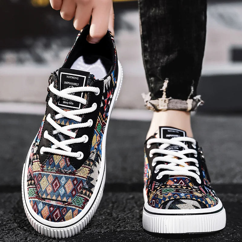 Virexo Herre Sneakers med Snøring og Mesh Overdel