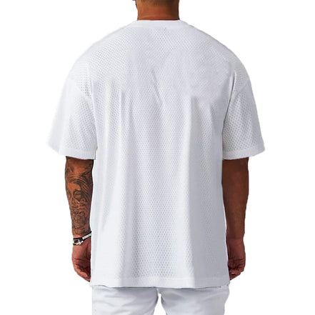 Draxen T-shirt herre kortærmet polyester rund hals løs pasform