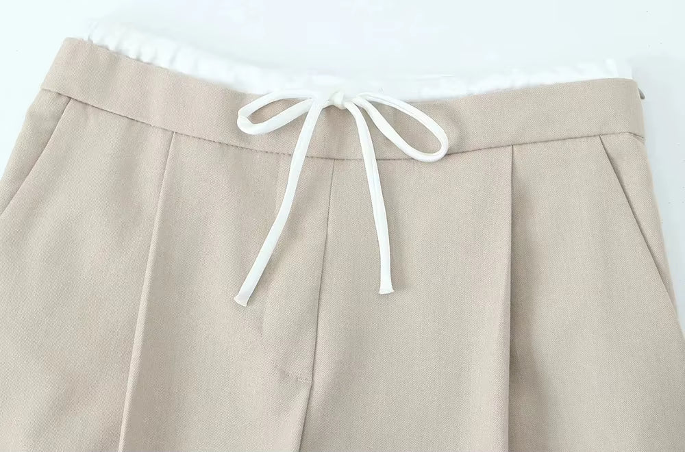 Arelia Wide Leg Bukser – Klassisk Komfort med Løstsiddende Pasform