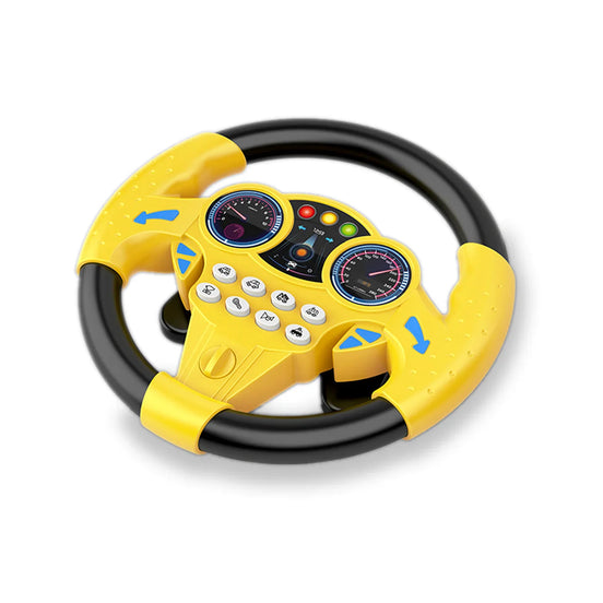 DriveFun zabawkowa kierownica – kierownica dla dzieci z przyssawką i prędkościomierzem