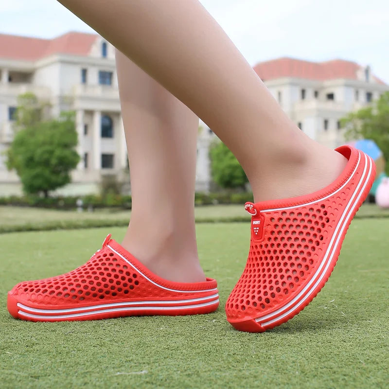 Torvixa Unisex Strand Clogs med Skridsikker Sål