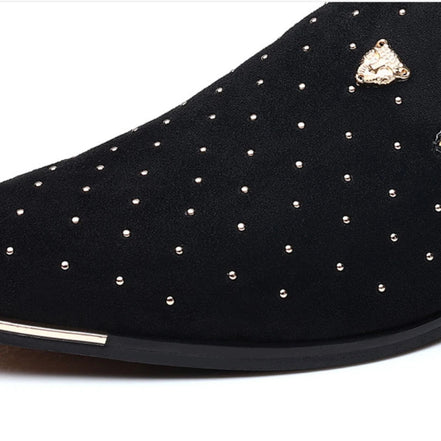 Zanvero herreloafer med slip-on og spids tå