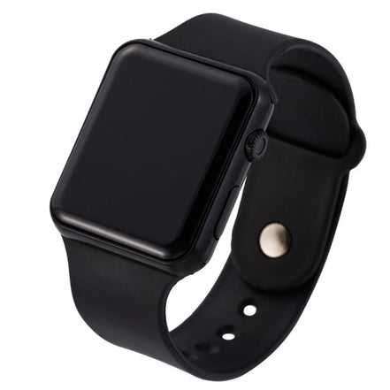 LumoTrack LED digital armbåndsur med silikonerem