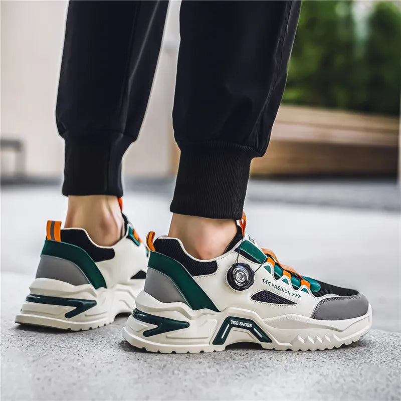 Zorvex Herre Sneakers med Drejelukning
