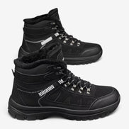 Uniseksowe buty trekkingowe z kamuflażem, sznurowadłami i wysoką cholewką – Trekvaron