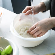 Lavento afdrypningsskål med aftagelig si