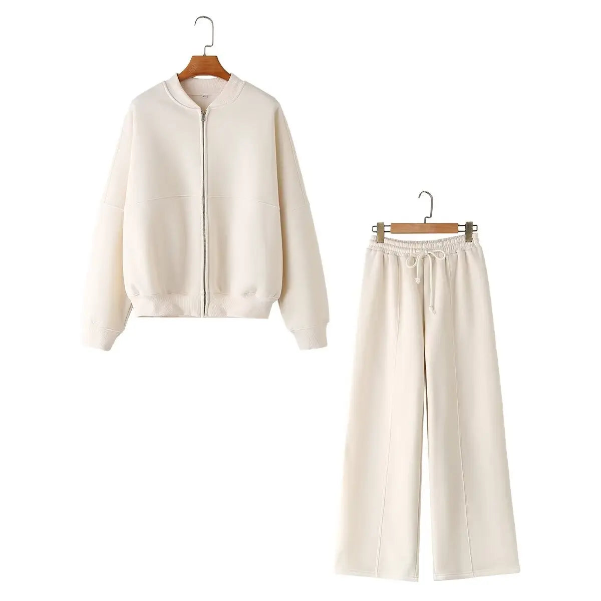 LIV- Elegant 2-delt Velour Sæt til Kvinder